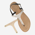 Hey Marley METALLIC BEADS - Beige - Sohle