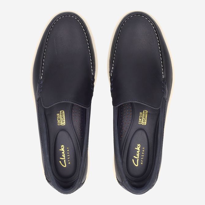 Clarks Bratton Loafer - Blau - Sohle