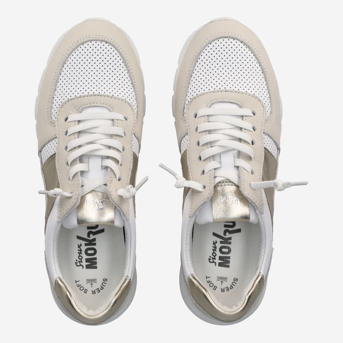 Sioux MOKRUNNER-D-018 - Beige, metallik - Sohle