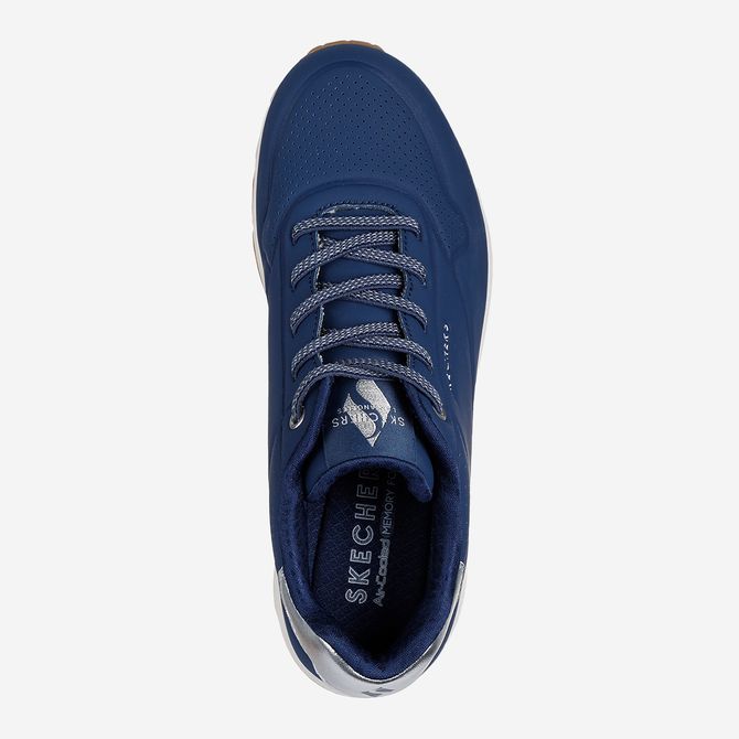 Skechers UNO - Blau / Silber - Sohle