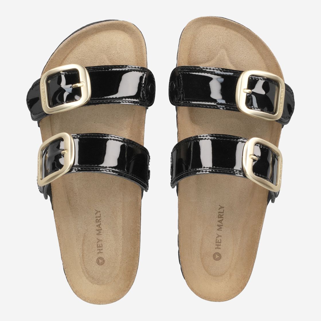 Hey Marley CASUAL CORK - Schwarz - Sohle