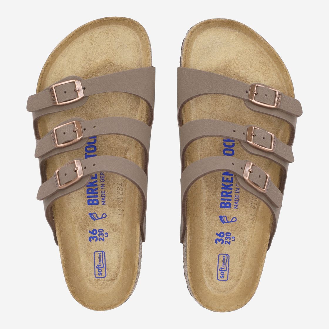 birkenstock FLORIDA SOFT FOOTBEDBIRKO-FLOR - Braun - Sohle