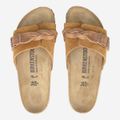 birkenstock OITA BRAIDED SUEDE - Braun - Sohle