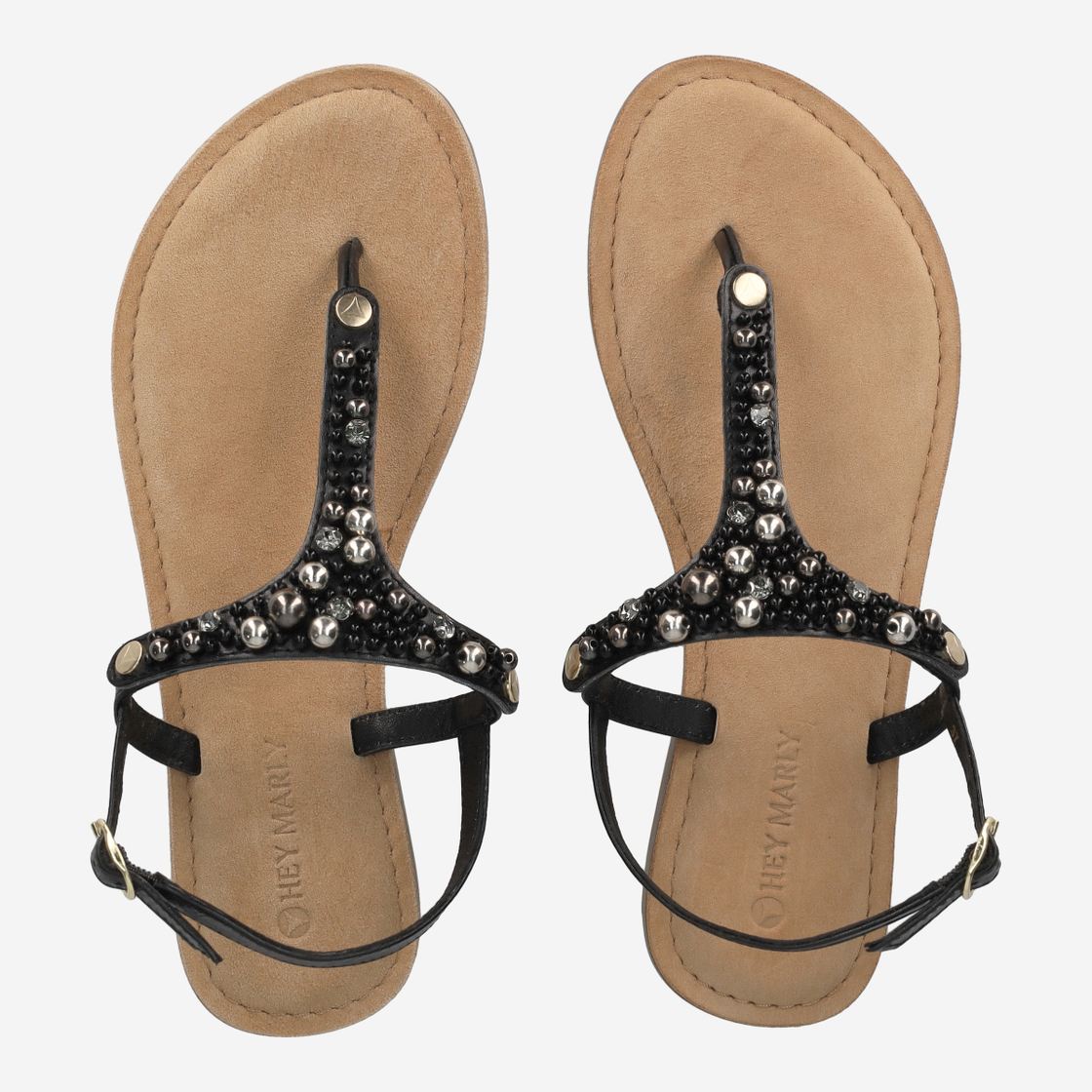 Hey Marley BASE SANDAL - Schwarz - Sohle