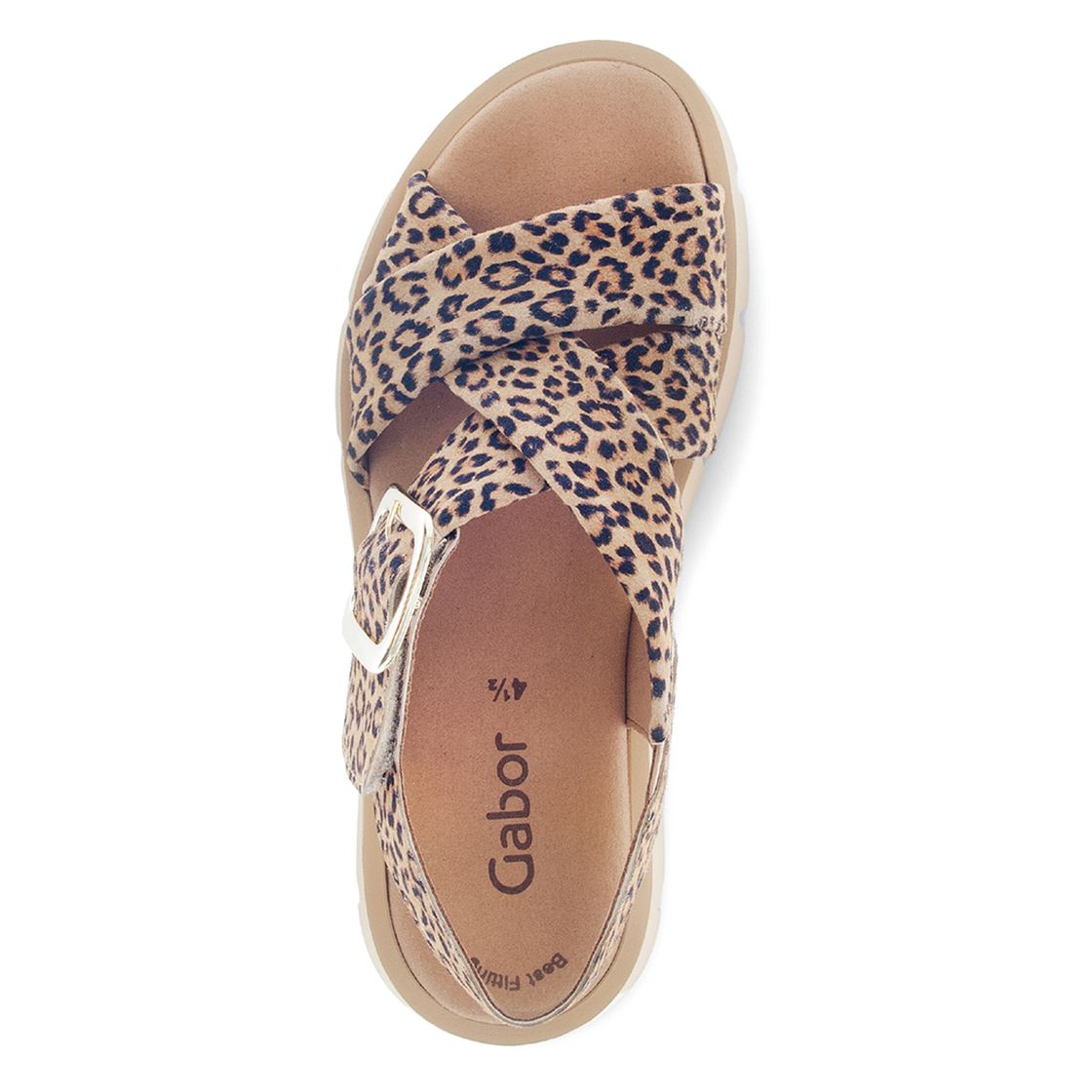 Gabor 4.752 - Braun / Leopard - Sohle
