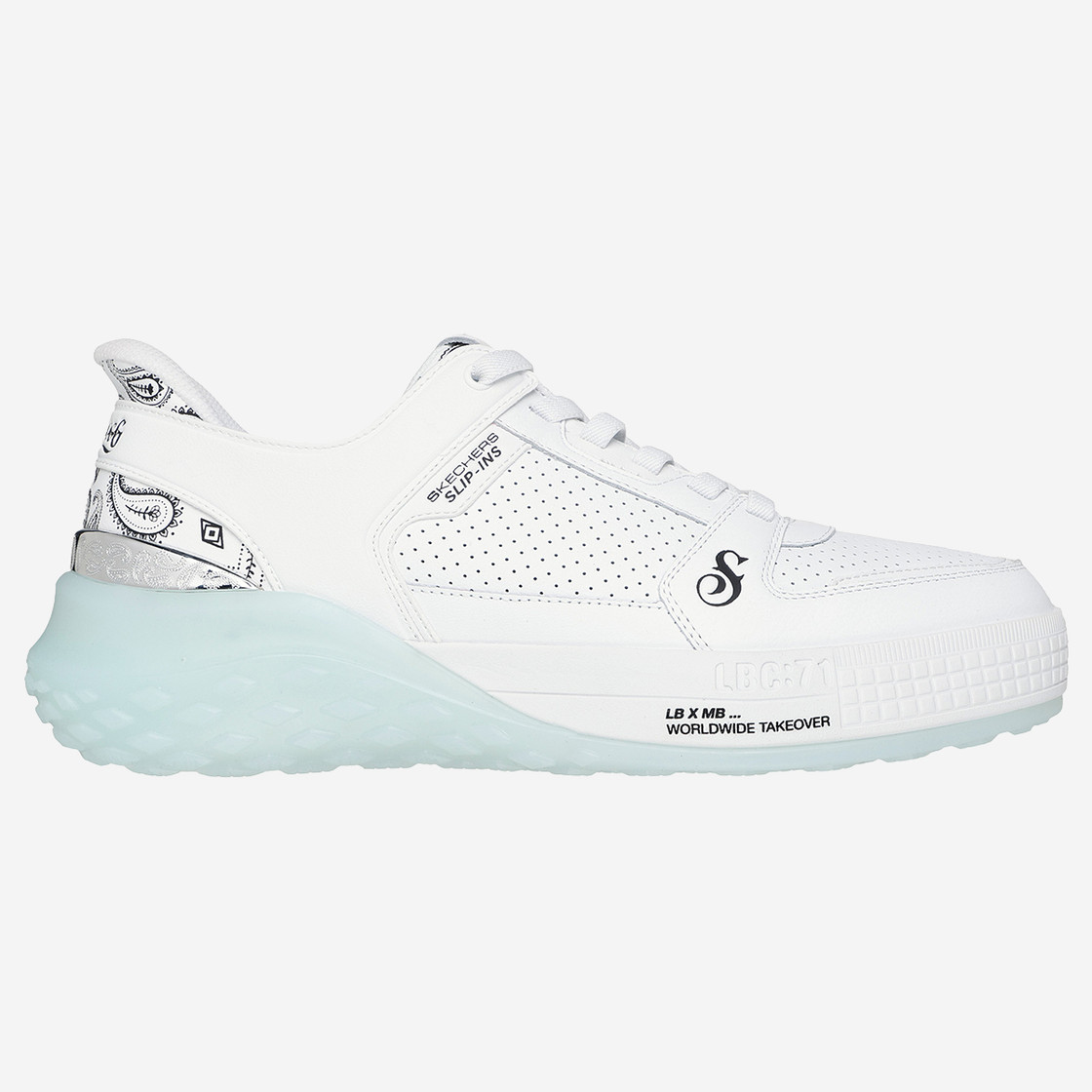 Skechers SIZZLE - Weiß - Rückansicht