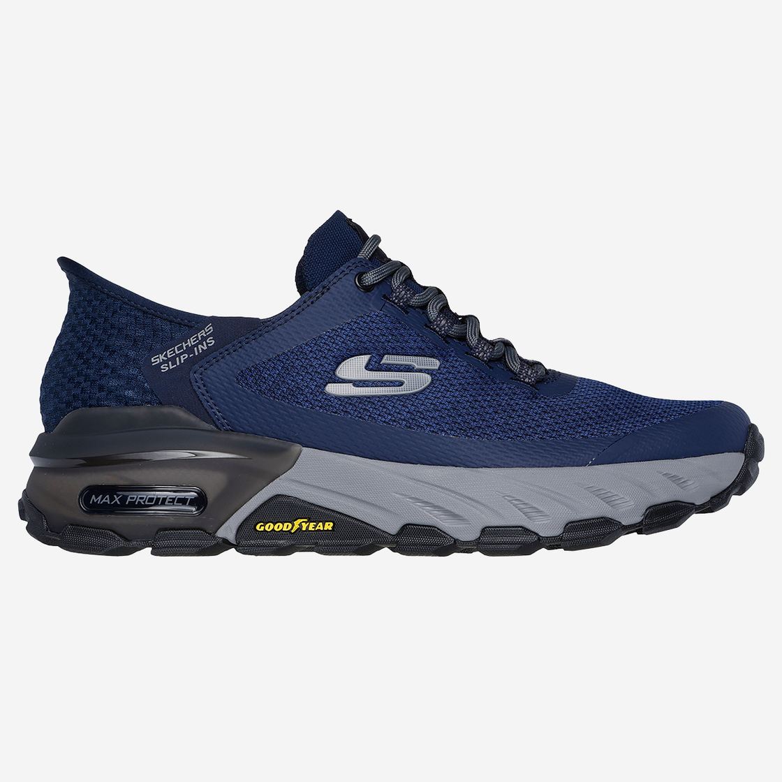 Skechers MAX PROTECT - Blau - Rückansicht