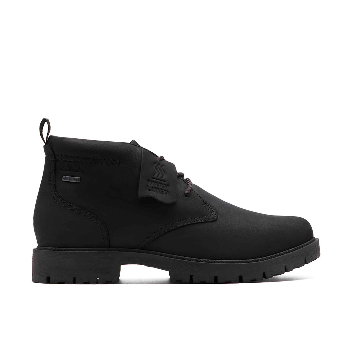 Clarks Berhill MidGTX - Schwarz - Rückansicht