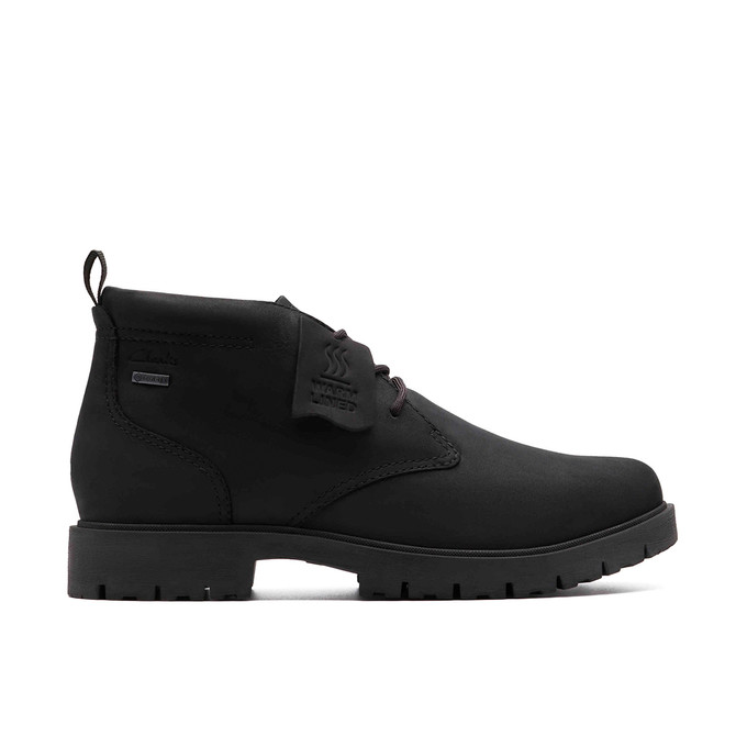 Clarks Berhill MidGTX - Schwarz - Rückansicht