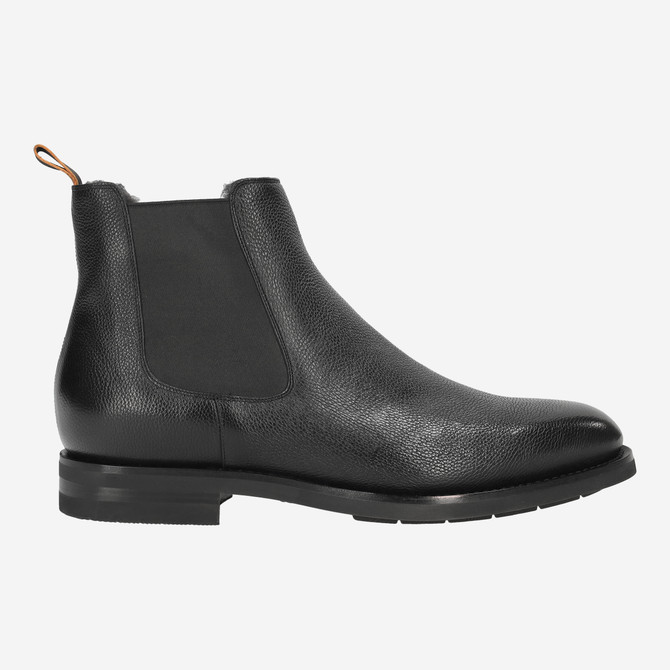 Santoni 17838 N01 - Schwarz - Rückansicht