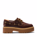 Timberland A2QDM STONE STREET BOAT SHOE - Braun - Rückansicht