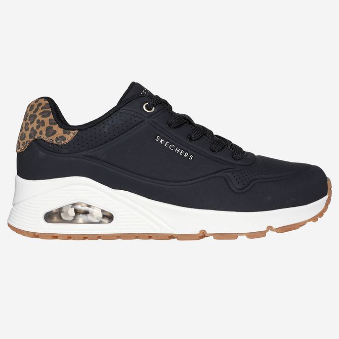 Skechers UNO - Schwarz - Rückansicht