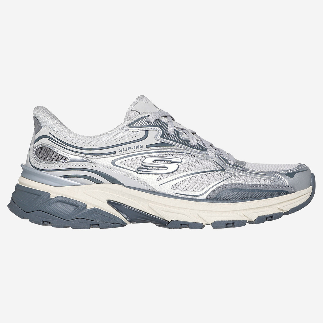 Skechers STAMINA - Silber - Rückansicht