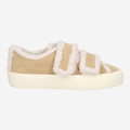 INUIKII SHEARLING LOW VELCRO - Braun - Rückansicht