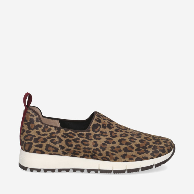  74703 LEDER STRETCH - Braun / Leo-Look - Rückansicht