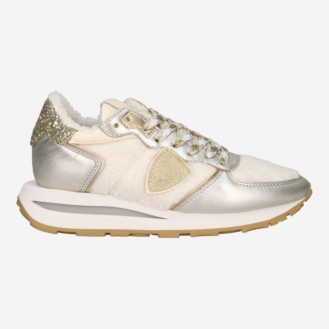 Philippe Model TROPEZ HAUTE LOW - Silber - Rückansicht