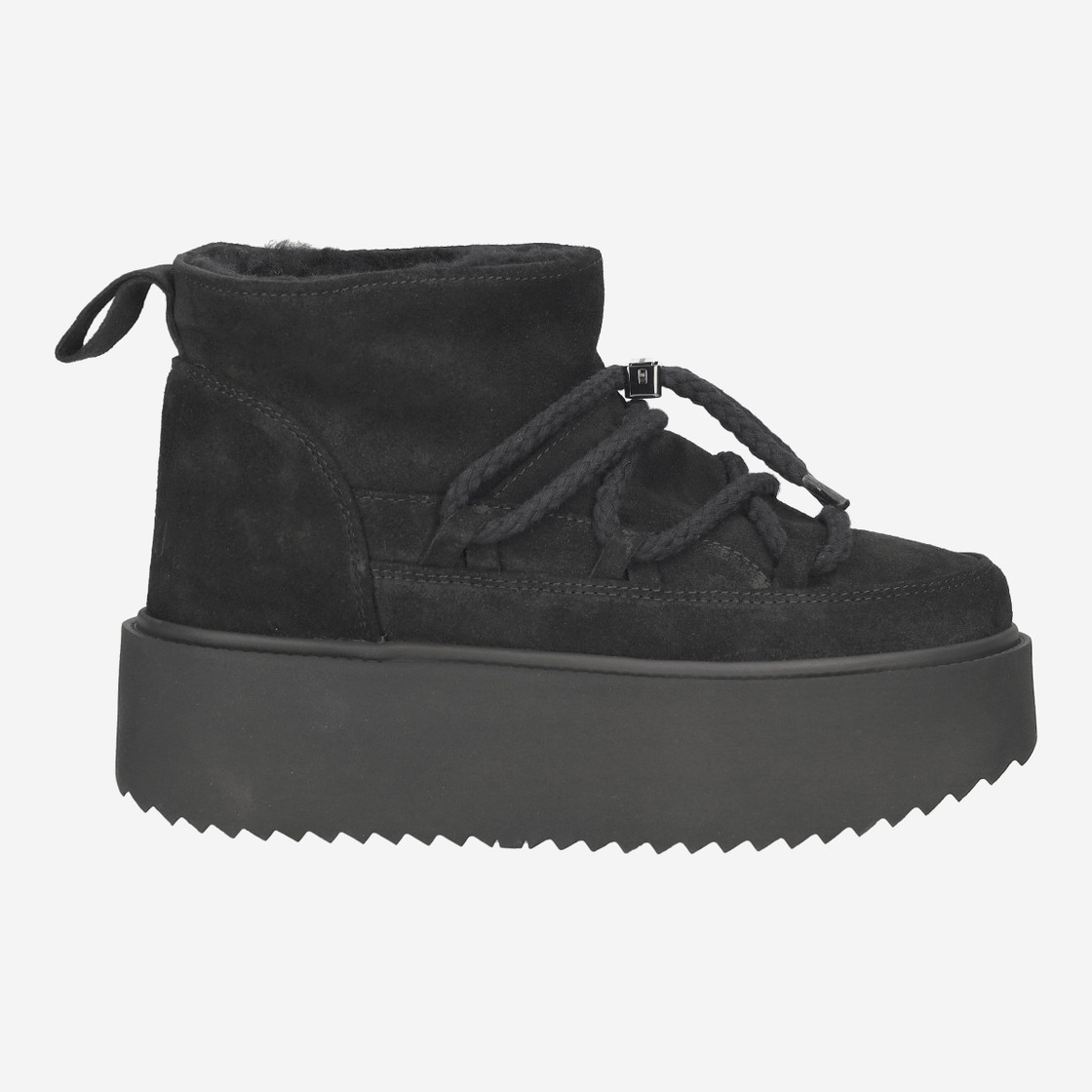 INUIKII CLASSIC LOW PLATFORM - Schwarz - Rückansicht