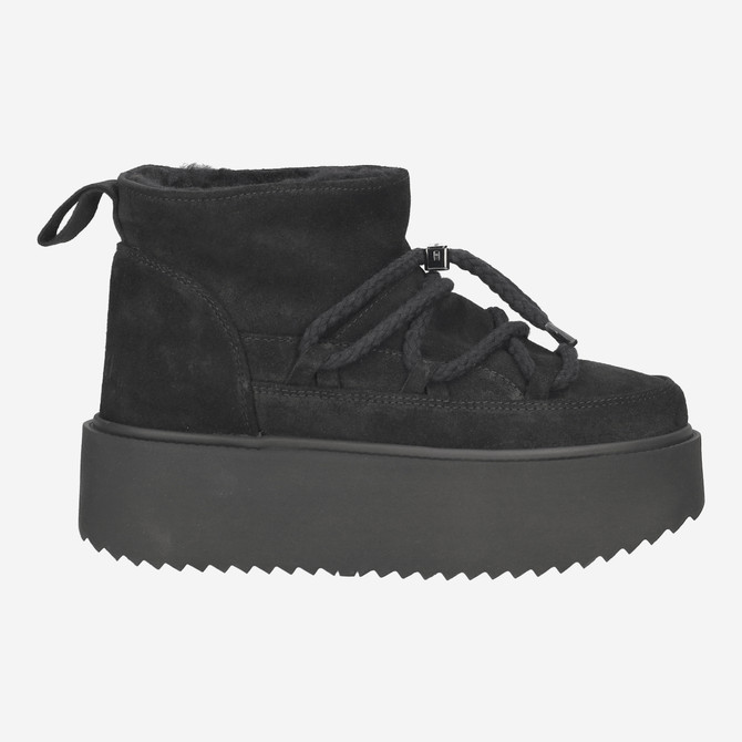 INUIKII CLASSIC LOW PLATFORM - Schwarz - Rückansicht