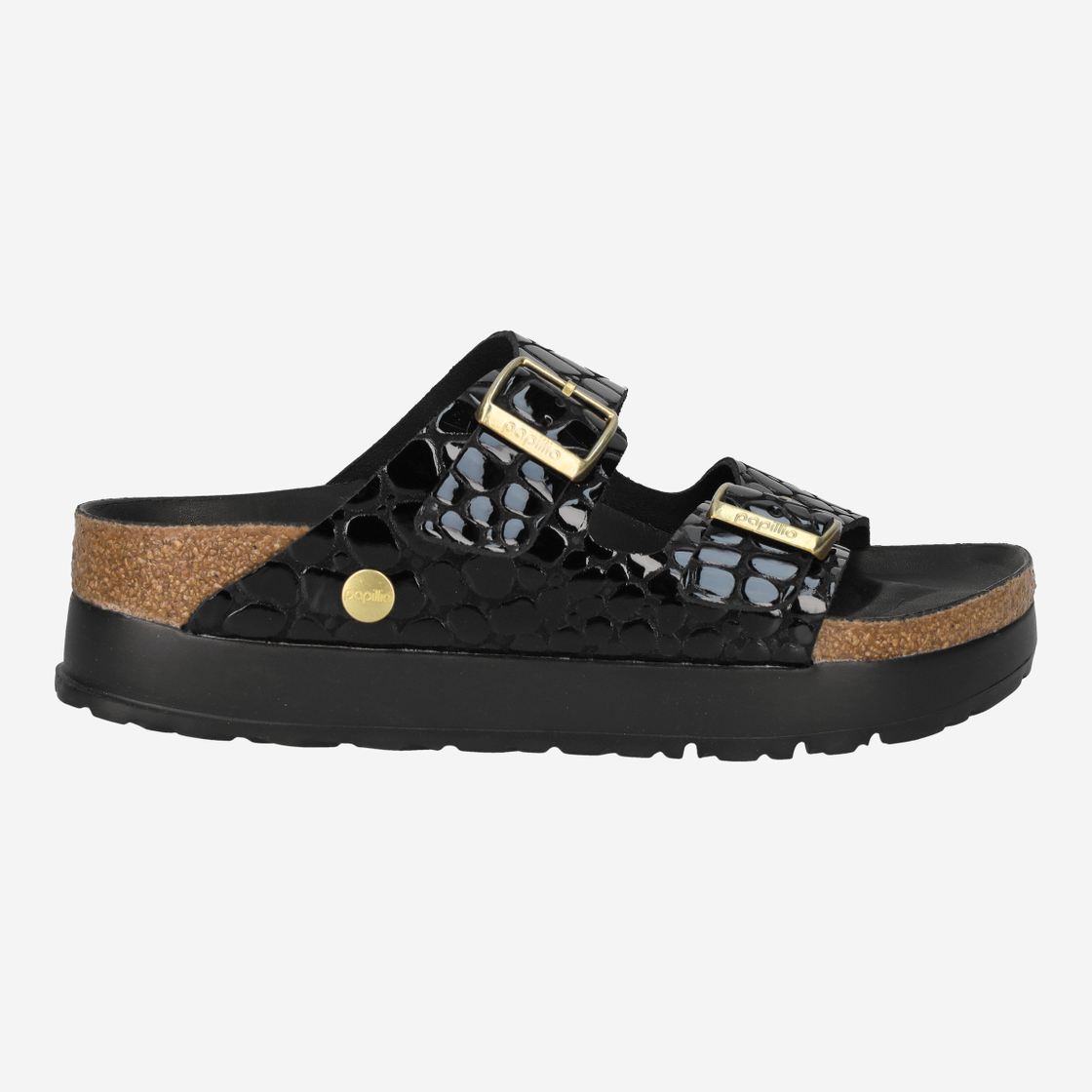 birkenstock ARIZONA PAP FLEXPLATFORM - Schwarz - Rückansicht