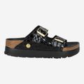 birkenstock ARIZONA PAP FLEXPLATFORM - Schwarz - Rückansicht