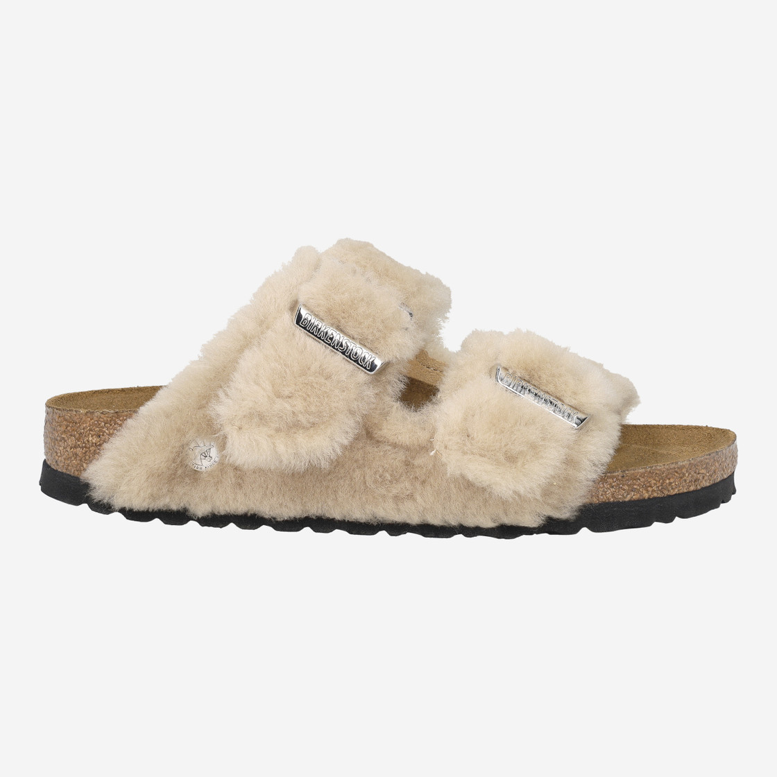 birkenstock ARIZONA SHEARLING - Beige, hell - Rückansicht