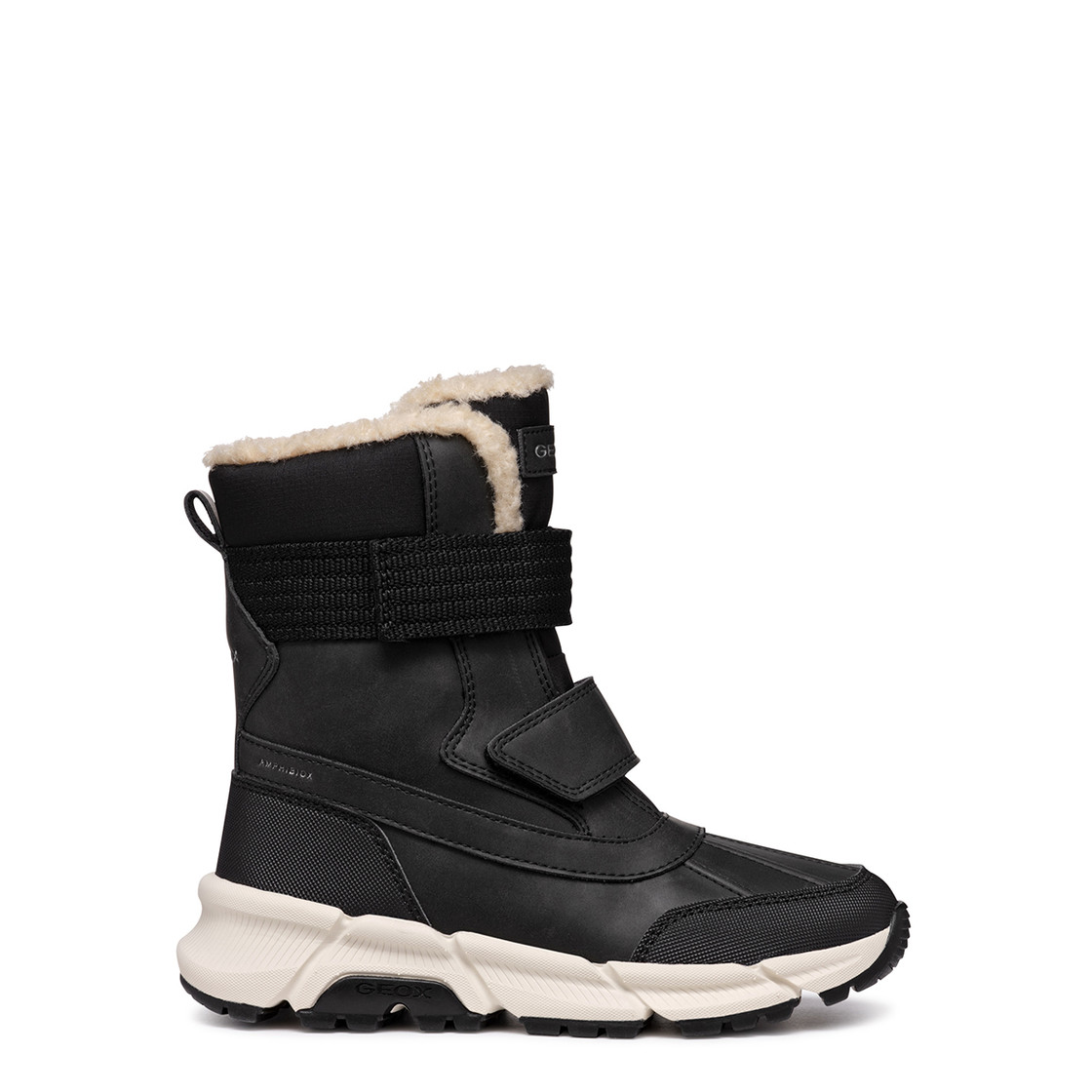 Geox FLEXYPER PLUS - Schwarz - Rückansicht