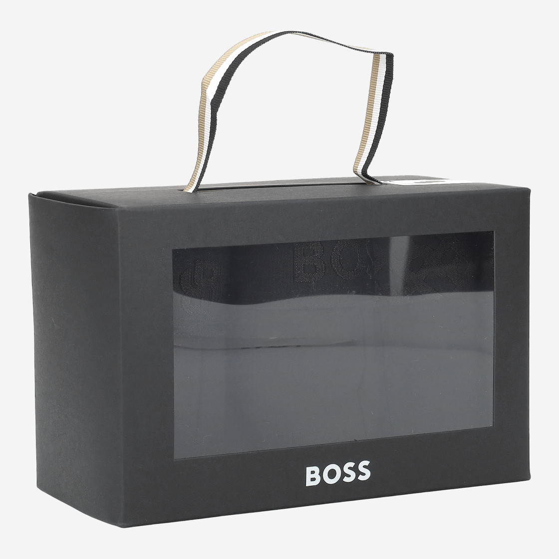 Boss Trunk 3P Logo Trio G - Schwarz - Rückansicht
