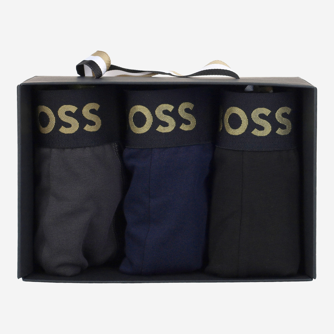 Boss Trunk 3P Gold Logo G - Bunt - Rückansicht