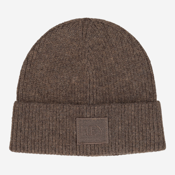Hey Marley HEY BEANIE - Braun - Frontansicht