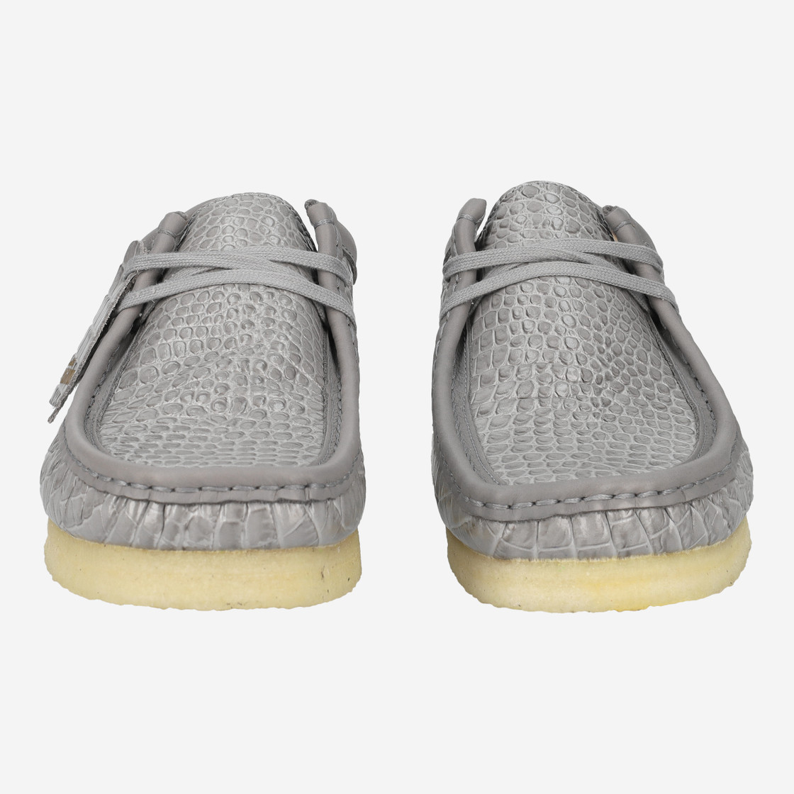 Clarks Wallabee - Grau - Frontansicht