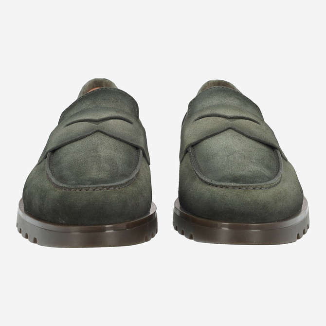 Santoni 18610 V49 - Grün - Frontansicht