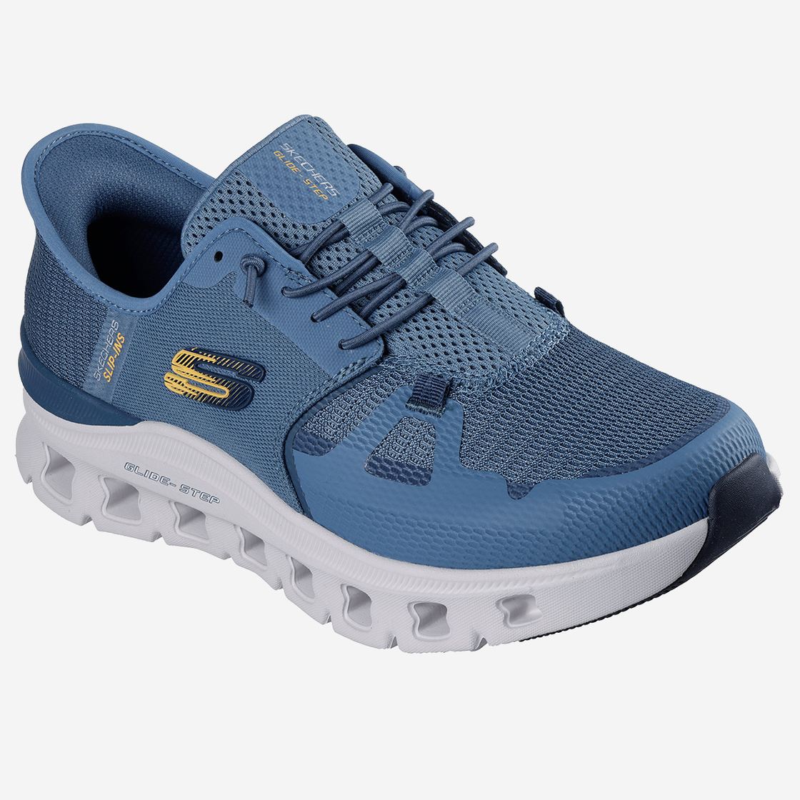 Skechers GLIDE STEP PRO - Blau - Frontansicht