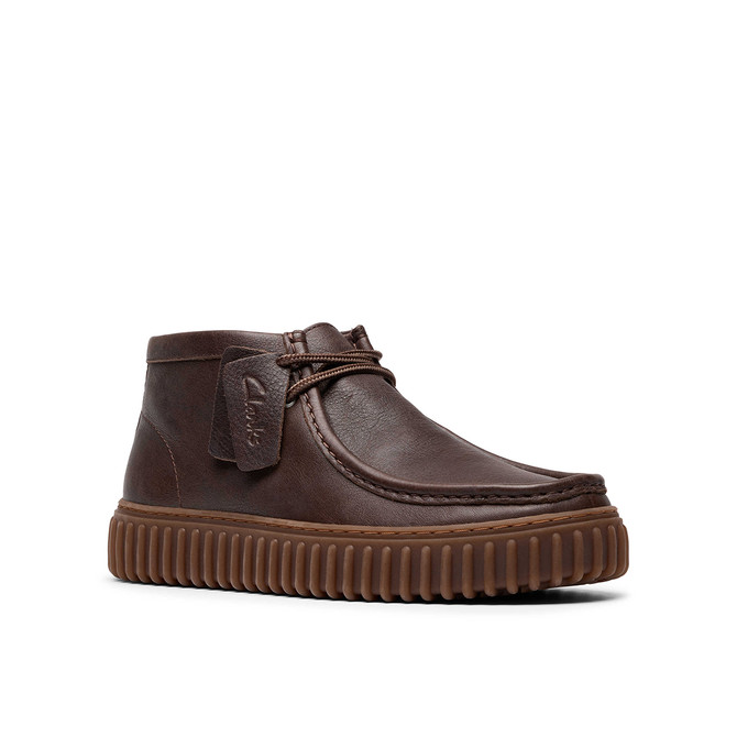 Clarks Torhill Hi - Braun - Frontansicht