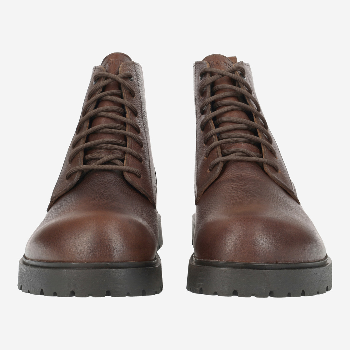 birkenstock HIGHWOOD LACE MID - Braun, dunkel - Frontansicht