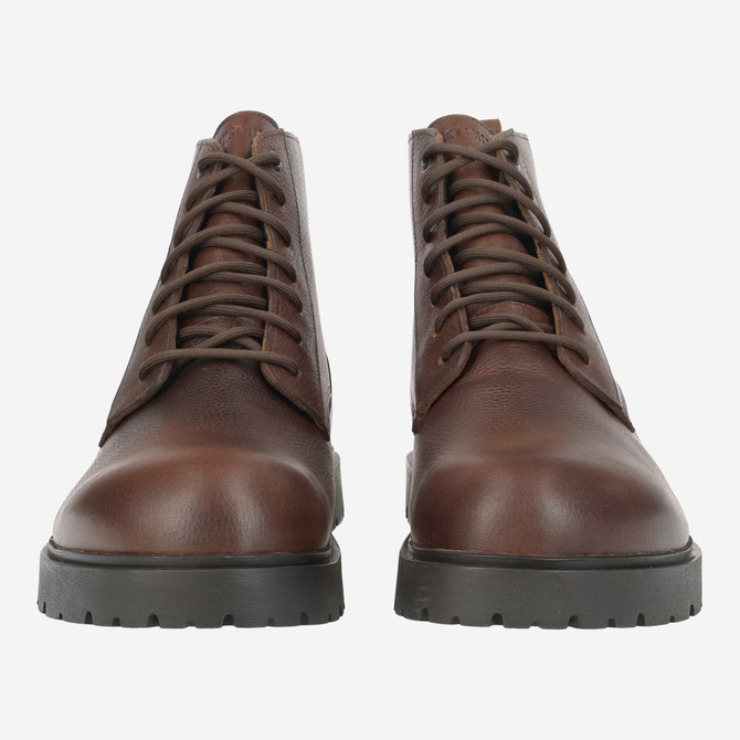 birkenstock HIGHWOOD LACE MID - Braun, dunkel - Frontansicht