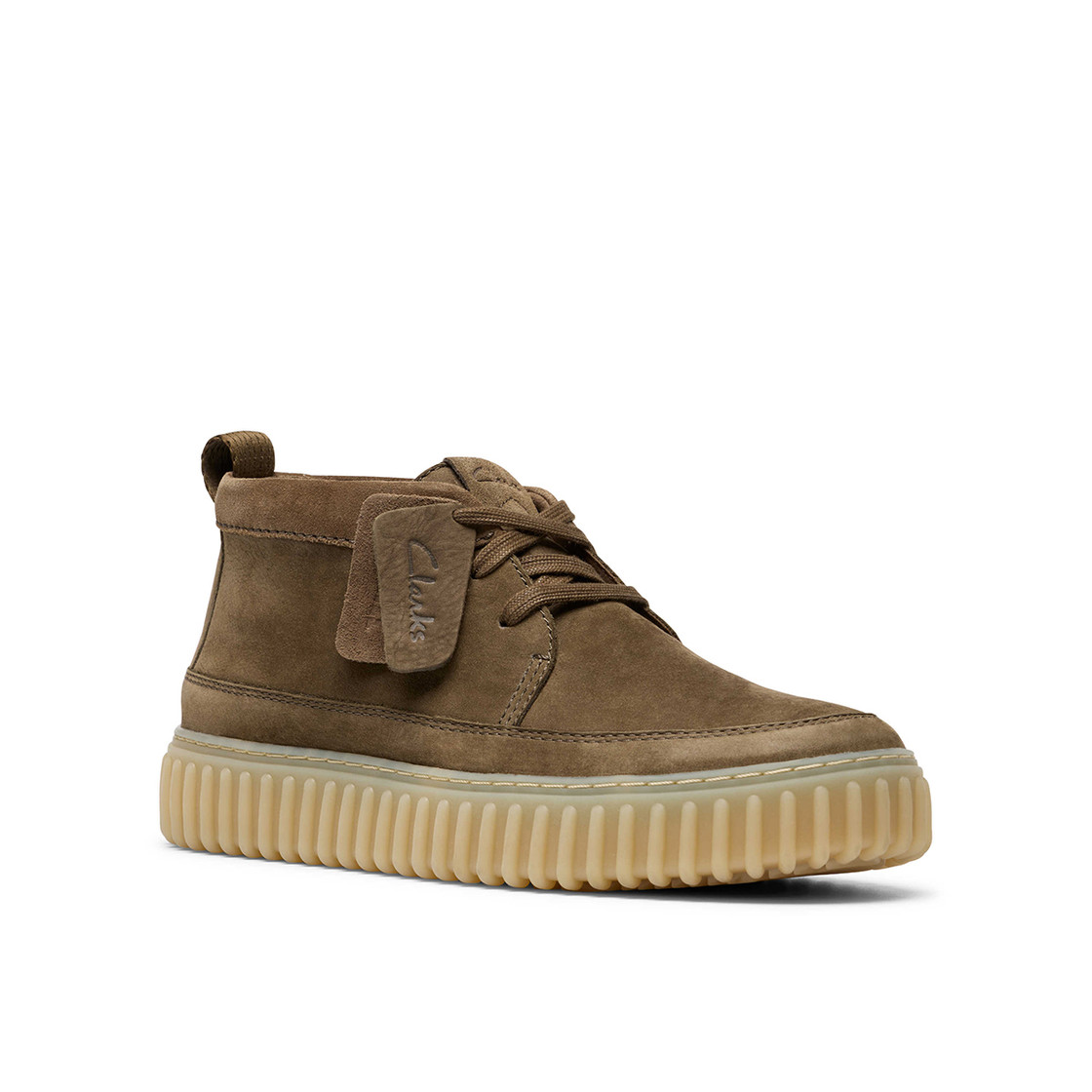 Clarks Torhill LaceHi - Grün - Frontansicht