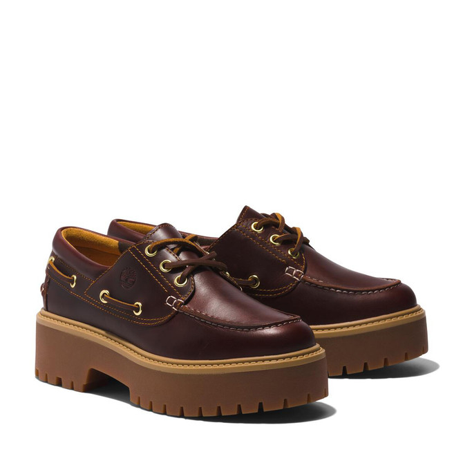 Timberland A2QDM STONE STREET BOAT SHOE - Braun - Frontansicht