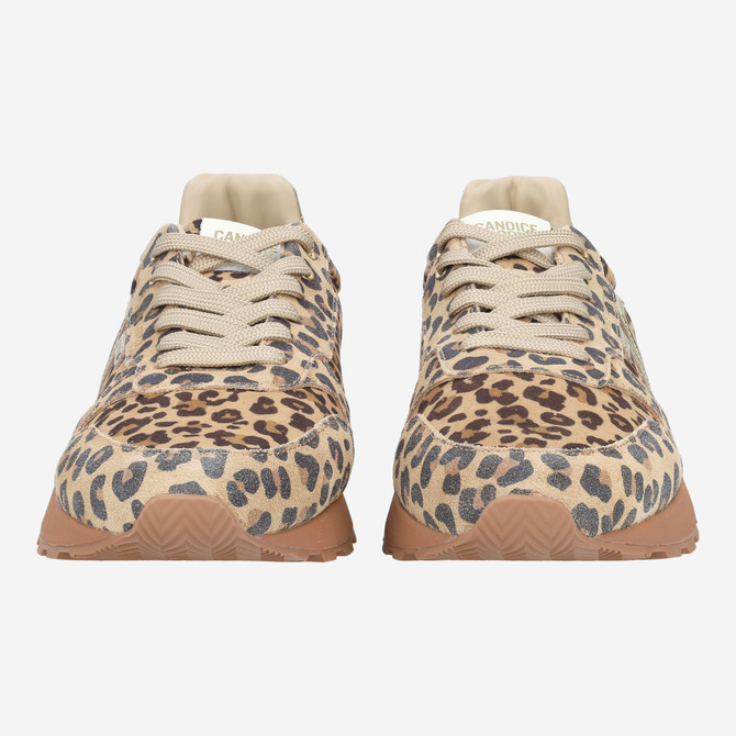 Candice Cooper PLUME 5 - Braun / Leo-Look - Frontansicht