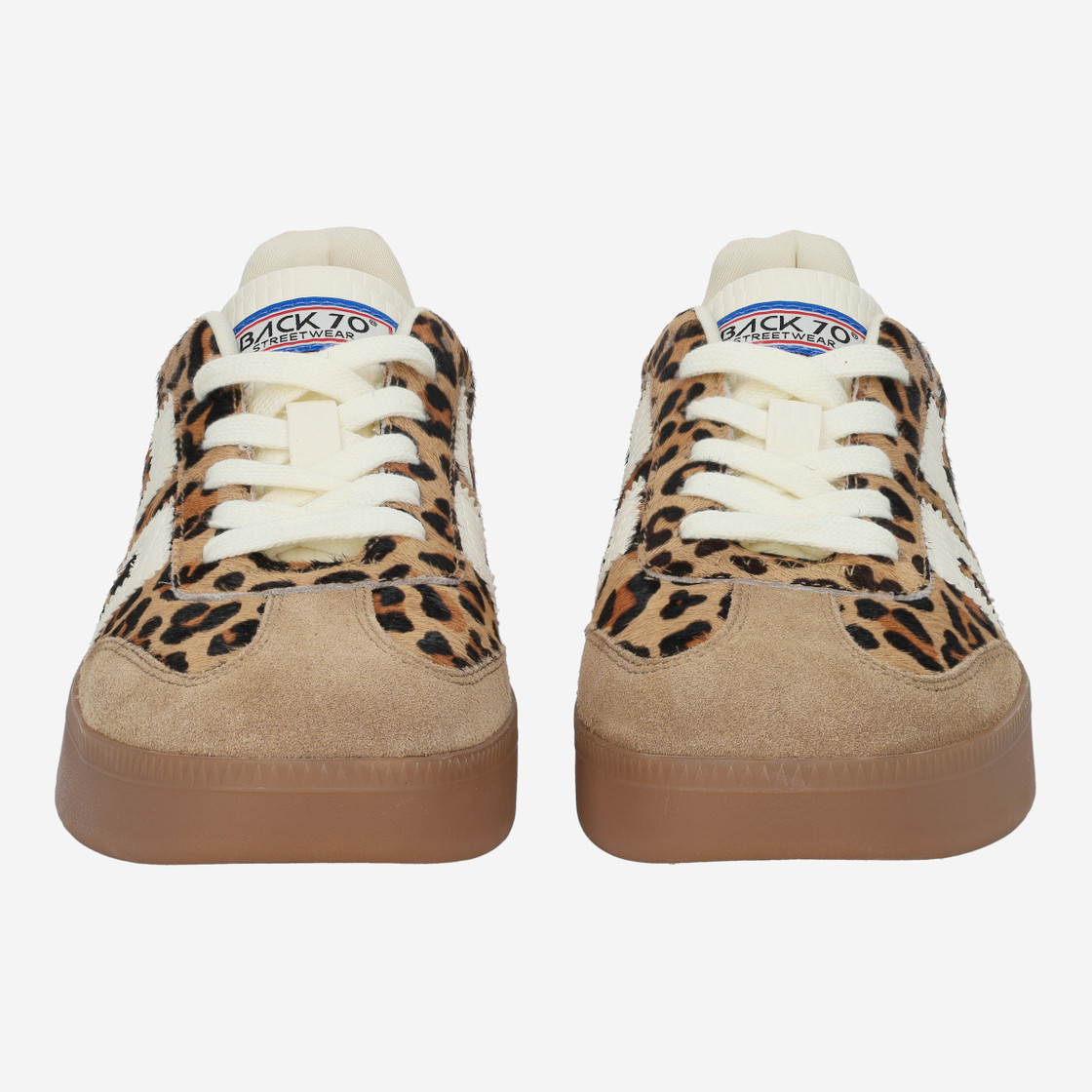 BACK 70 BOSTON - Braun / Leo-Look - Frontansicht