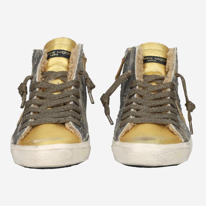 Philippe Model PRSX HIGH - Gold - Frontansicht
