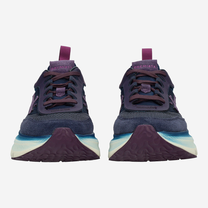 Premiata HILL - Blau, kombiniert - Frontansicht