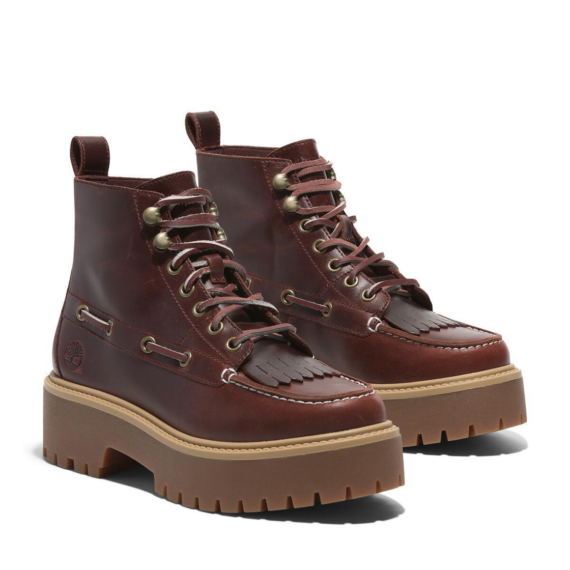 Timberland STONE STREET MID LACE UP BOOT - Rot - Frontansicht