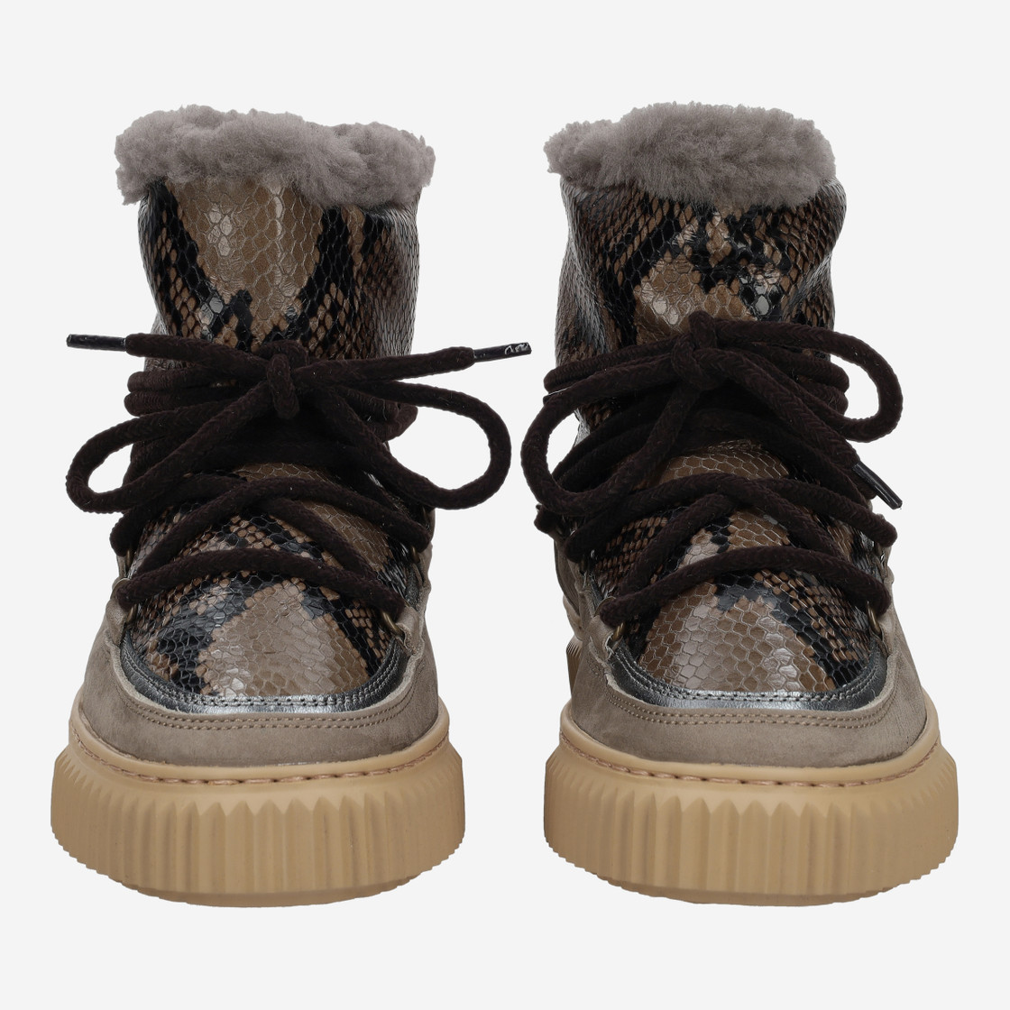 VOILE BLANCHE CORTINA FUR - Beige / Reptil - Frontansicht