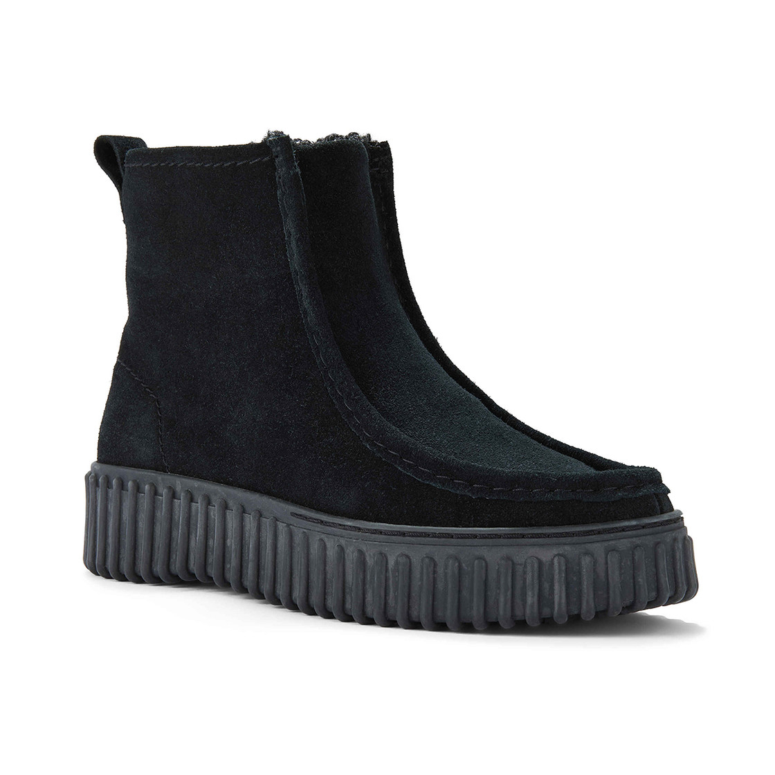 Clarks Torhill Cozy - Schwarz - Frontansicht