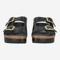 birkenstock ARIZONA PAP FLEXPLATFORM - Schwarz - Frontansicht