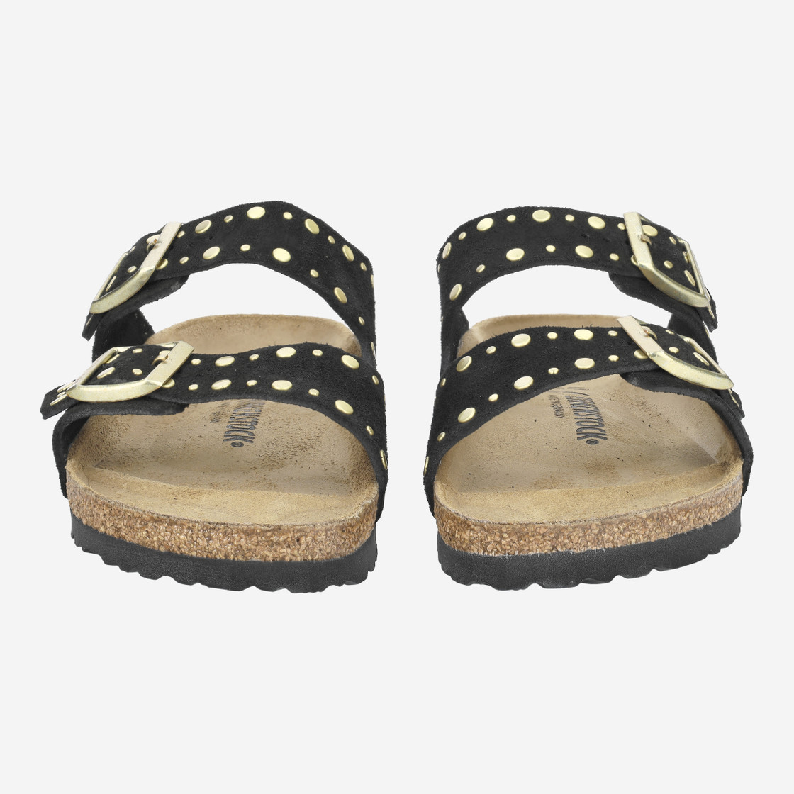 birkenstock ARIZONA RIVET - Schwarz - Frontansicht