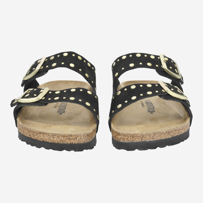 birkenstock ARIZONA RIVET - Schwarz - Frontansicht