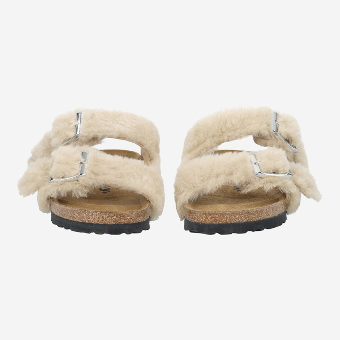 birkenstock ARIZONA SHEARLING - Beige, hell - Frontansicht