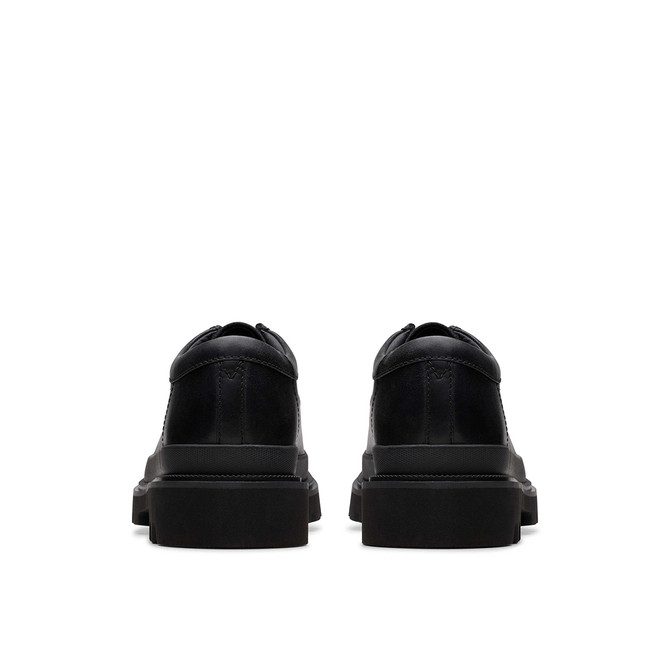 Clarks Badell Seam - Schwarz - Seitenansicht