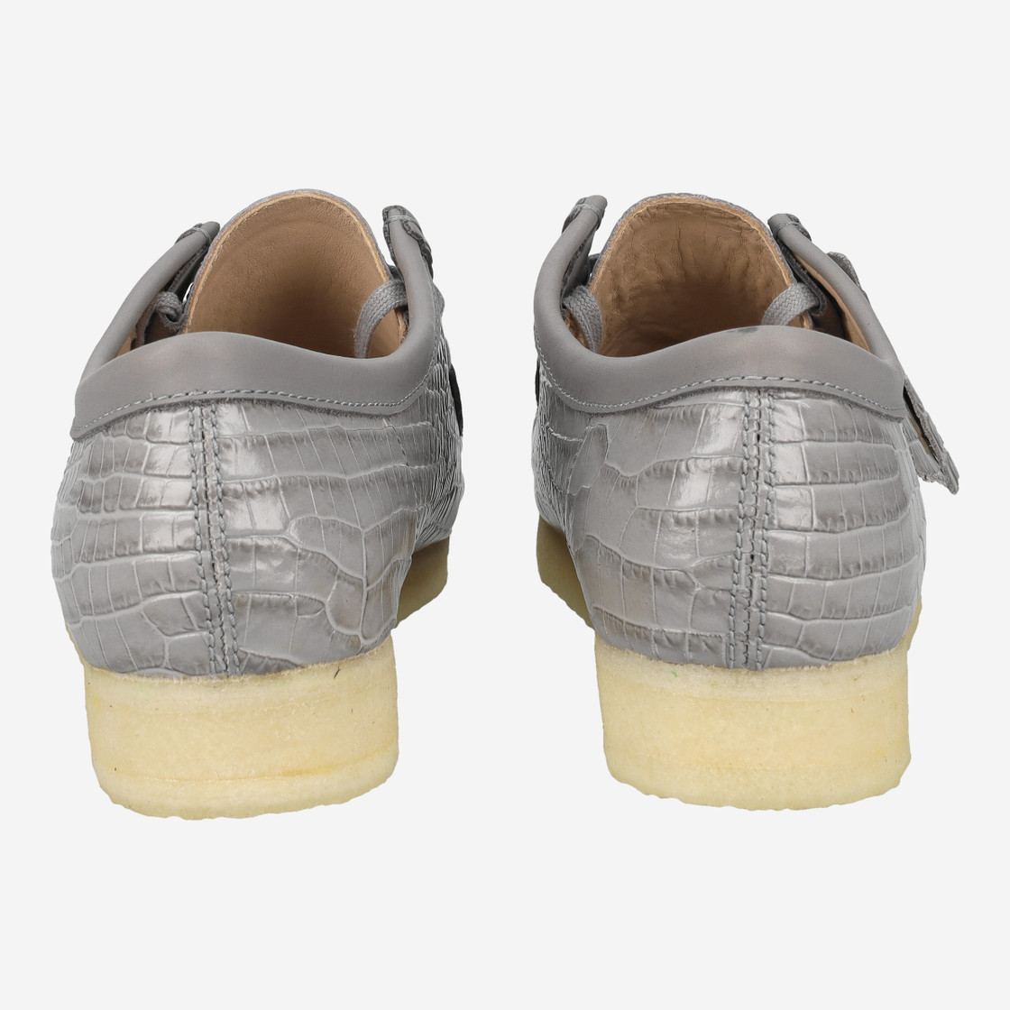 Clarks Wallabee - Grau - Seitenansicht